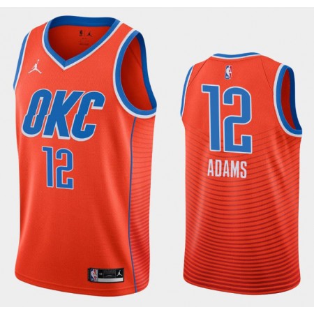 Camiseta Hombre NBA Oklahoma City Thunder Steven Adams 12 2020-21 Jordan Brand Statement Edition Swingman